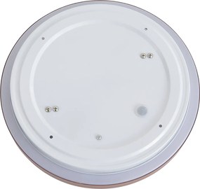 Plafon Moderno Sienna com Branco 34cm IP44 - Walden