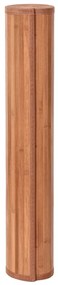 Tapete retangular 100x200 cm bambu castanho