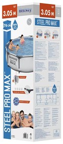 Conjunto de piscina Steel Pro MAX 305x76 cm