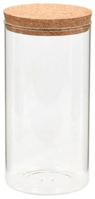 Frascos de vidro com tampas de cortiça 6 pcs 1400 ml