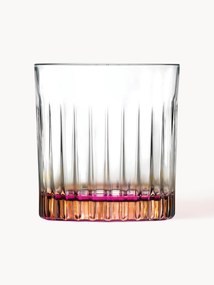 Copos de cristal bicolor Gipsy Luxion, conjunto de 6