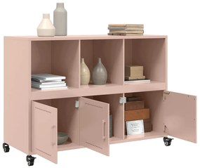 Aparador 100,5x39x72 cm aço rosa