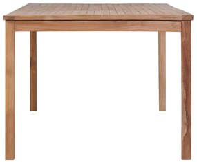 Mesa de jardim 200x100x77 cm madeira teca maciça