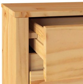 Cabeceira de Cama vidaXL "DRAMMEN" 45x35x56 cm Madeira Sólida de Pinho