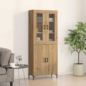 vidaXL Buffê 2 pcs carvalho artisiano 69.5 x 34 x 180 cm