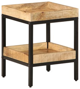 Mesa de Apoio 35x35x45 cm Madeira Sólida de Mangueira