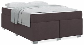 Estrutura da Cama Outros Castanho escuro 160 x 200 cm tecido