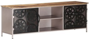 Móvel de TV 120x30x40 cm madeira de mangueira áspera