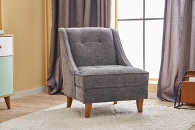 Cadeira Wing Ella Prestij – Cinza – 67x73x70 cm