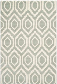 Tapete de lã artesanal de pelo curto Essex