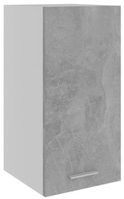 Armário de parede 29,5x31x60 cm contraplacado cinza cimento