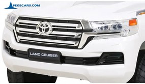 Carro eletrico crianças Toyota Land Cruiser 12V 2.4G Branco