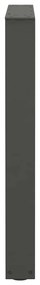 Pés para mesa de jantar em V, 2 peças, antracite, 70x(72-73,3) cm, aço