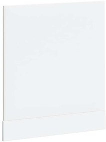 Painel máquina lavar louça derivados madeira branco brilhante