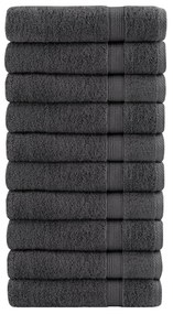 Toalhas de mãos premium SOLUND 10pcs 50x100cm 600gsm antracite