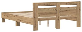 Estrutura de Cama de Carvalho Carvalho Artesanal Madeira Engenheirada