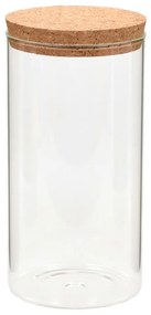 Frascos de vidro com tampas de cortiça 6 pcs 1100 ml