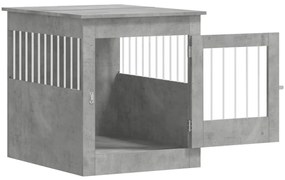 Móvel casota para cão derivados de madeira cinza cimento