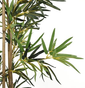 Árvore de bambu artificial 368 folhas 80 cm verde