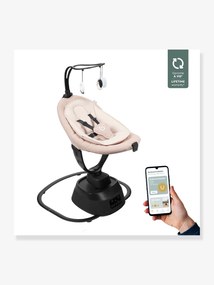Espreguiçadeira-baloiço elétrica conectada, da BABYMOOV Swoon Evolution Connect bege