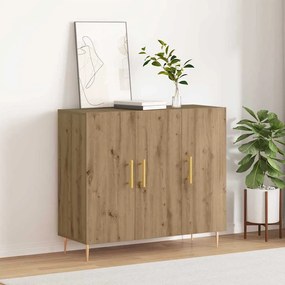 Aparador Artisan Carvalho 90x34x80 cm Madeira Engenharia