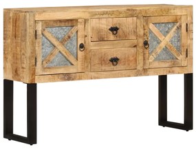 vidaXL Aparador 110x30x74 cm madeira de mangueira áspera