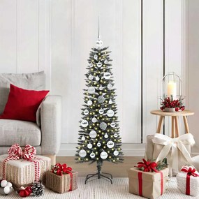 vidaXL Árvore de Natal Artificial Verde 120 cm PVC, Plástico e Aço