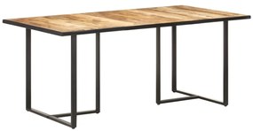 Mesa de jantar 180 cm madeira de mangueira áspera