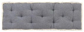 Almofadão para sofá de paletes 120x40x7 cm azul
