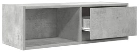 Móveis de TV 2pcs 80x31x25,5cm madeira processada cinza cimento