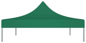 Teto para tenda de festas 4x3 m 270 g/m² verde