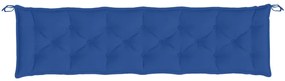 Almofadões banco jardim 2 pcs 200x50x7cm tecido oxford azul