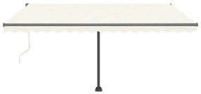 Toldo automático independente 400x300 cm cor creme
