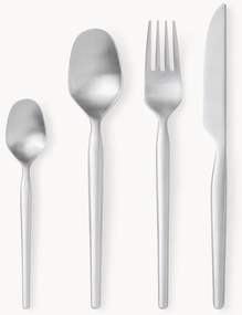 Conjunto de talheres escovados Dorotea, 4 pessoas, conjunto de 16