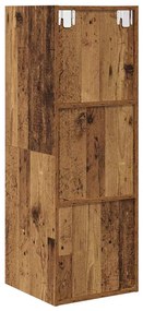 Gabinete para TV com prateleira Madeira antiga 37 x 37 x 107 cm
