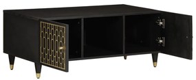Mesa de centro 100x54x40 cm madeira de mangueira maciça
