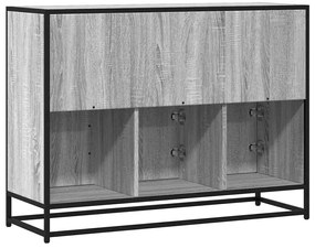Aparador 100x35x76 cm derivados de madeira cinzento sonoma