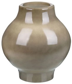 Vaso de terracota taupe 31 cm MAGAN Beliani
