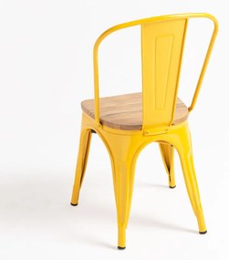Pack 2 Cadeiras Torix Madeira Natural - Amarelo