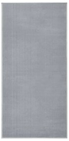 vidaXL Passadeira 80x150 cm polipropileno cinzento