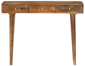 Mesa consola madeira de mangueira maciça 102x30x79 cm