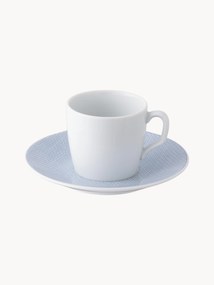 Chávenas de café em porcelana artesanal com pires Cosmopolitan, 2 uni.