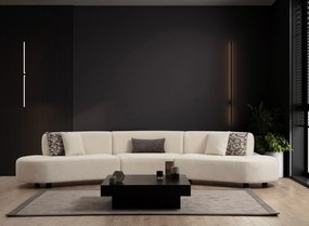 Sofá de Canto Pars – Cream – 390 cm x 100 cm x 70 cm