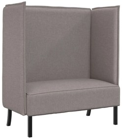 Sofá Alto Taupe 109x56x121 cm Tecido