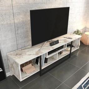 Móvel TV Asal – Preto/Branco – 150x35,2x40 cm