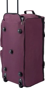 Saco de viagem com rodas 85L 70 x 36 x 34 cm Violeta