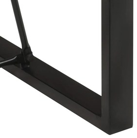 Mesa de bar 110x55x110 cm madeira recuperada maciça