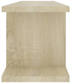 Estantes de parede 2 pcs 78x18x20 cm deriv. madeira sonoma