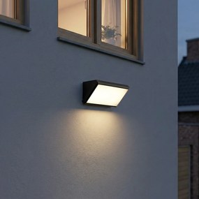 Candeeiro de Parede Exterior Moderno Cinzento Escuro Incl. LED IP65 - Marek