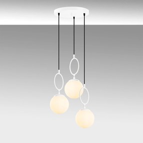 Candeeiro de Teto Ring – Branco – 45 cm Largura